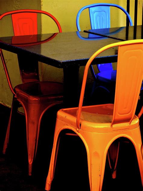 Neon Chairs 1 Photograph By Bonnie See Pixels