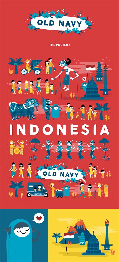 Iconic Country Poster Indonesiaclient Old Navy Usart Director Jonathan Hessmain Colour