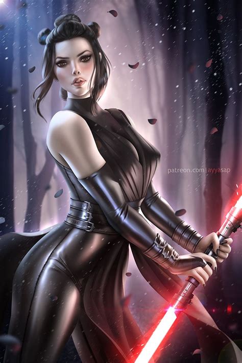Dark Rey от Ayyasap от Deviantart In 2020 Rey Star Wars Star Wars Art Women