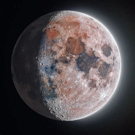 Nueva Fotografía Ha Revelado El Verdadero Color De La Luna