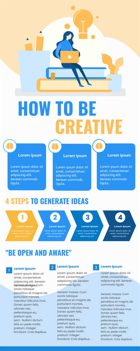 How To Be Creative Infographic Infographic Template