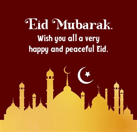 Eid Mubarak Wishes Messages And Greetings Wishesmsg
