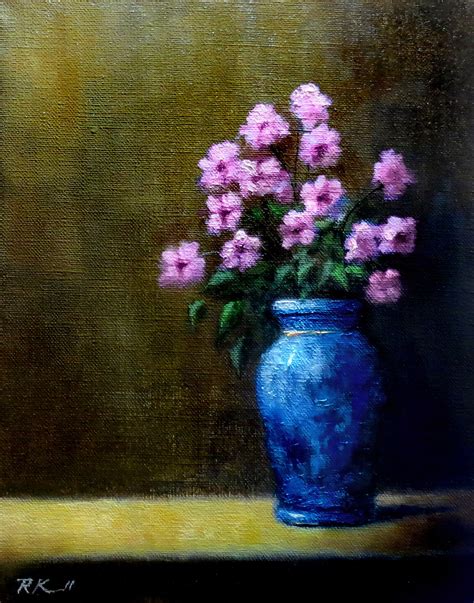 Flower In Vase Painting