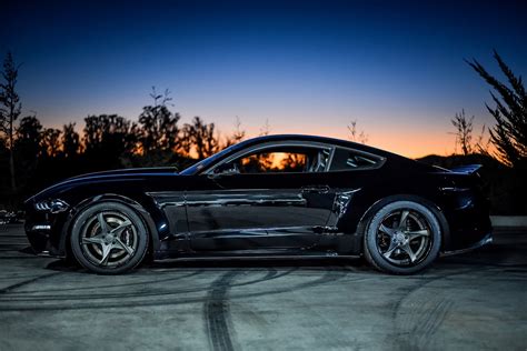 2018 Ford Mustang Likes Its Wheels And Fenders Wide Carscoops