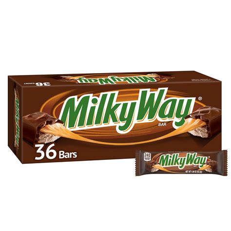 Milky Way Chocolate Candy Bars 184 Oz 36 Pack