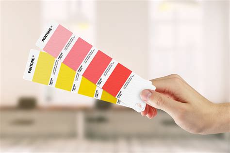 Pantone Color Cards Mock Up Behance