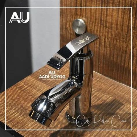 Aadi Udyog Stainless Steel Cp Brass Pillar Cock For Bathroom Fitting