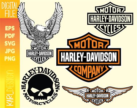 Harley Davidson Svg Motorcycles Svg Harley Davidson Logo Svg Etsy