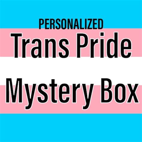 Personalized Witchy Themed Transgender Pride Mystery Box Trans Etsy