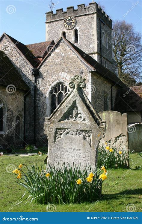 Spring In A Churchyard Stock Photo Image Of Green Grave 63971702