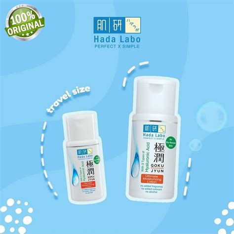 Something that i particularly like about this lotion is that you can purchase refills for. Hada Labo Gokujyun Ultimate Moisturizing Lotion 30ml ...