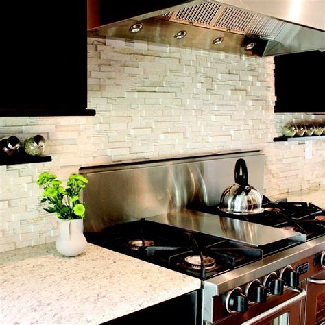 20 Kitchens With Stone Backsplash Designs
