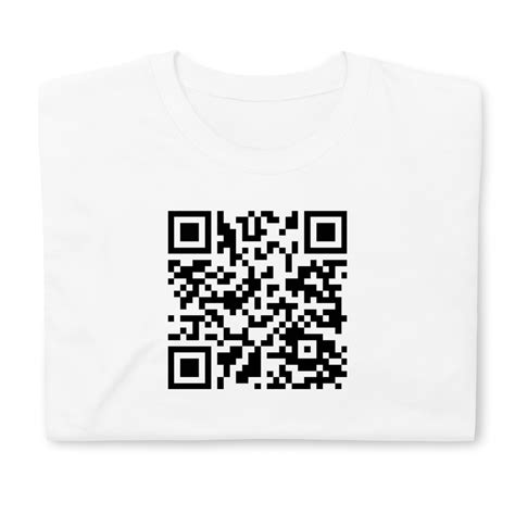 Rick Astley T Shirt Never Gonna Give You Up Troll 80s Icon QR Code