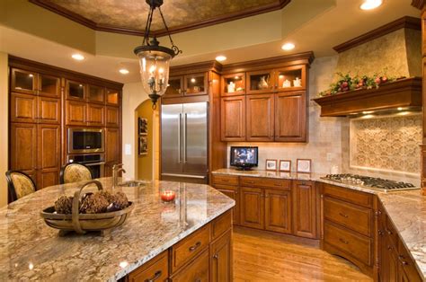 They fall under the traditional kitchen the only con to using pine is that it is a fairly soft wood and can dent and scratch easily. Kitchens | Kitchen Remodels | Fiesta Construction