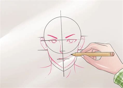 Cara Menggambar Kepala Tampak Depan Ala Manga Teknologic