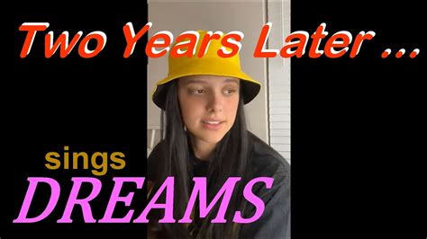 Lanie Gardner Sings Dreams Two Years Later Youtube