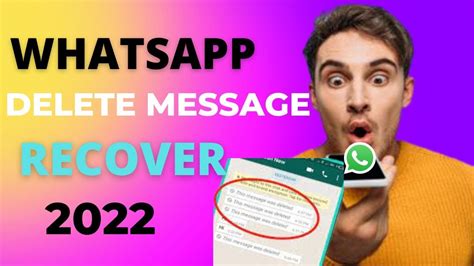 How To Recover Whatsapp Messages Without Backup 2022 Latest Method