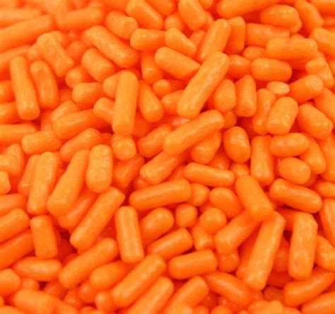 Jimmies Orange 4 Oz Bulk Priced Food Shoppe