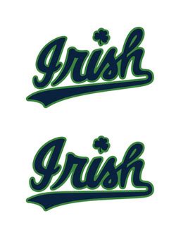 What are the colors of notre dame football team? Irish Wordmark | Wordmarks | Athletics Branding | On ...