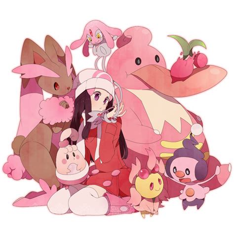 Dawn Lopunny Cherubi Mesprit Cherrim And 4 More Pokemon And 2