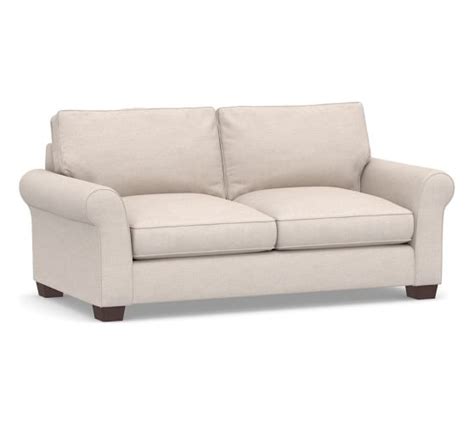 Pb Comfort Roll Arm Upholstered Deluxe Sleeper Sofa With Memory Foam