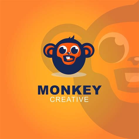 Premium Vector Monkey Mascot Logo Vector Animal Vector Illustration