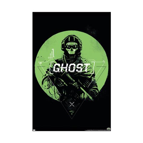 Shop Trends Call Of Duty Modern Warfare 2 Ghost Emblem Poster