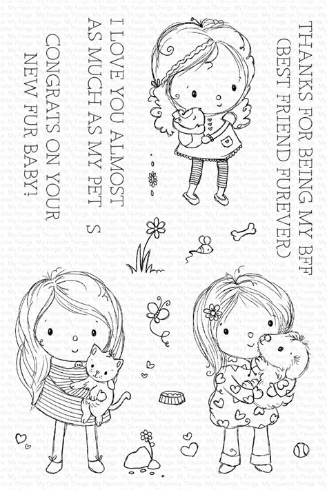 My Favorite Things Clear Stamps 4x6 Best Friend Furever 849923044247