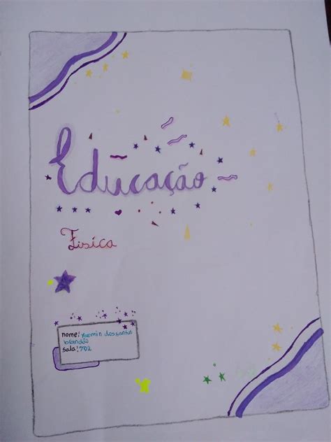 Ideias De Capa De Trabalho De Educação Física
