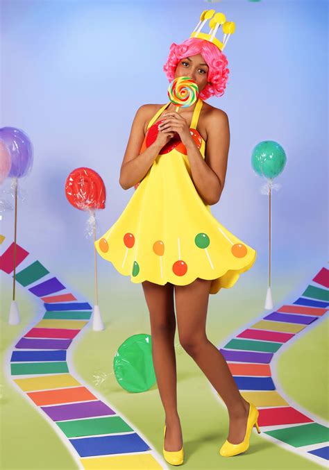 Womens Princess Lolly Candyland Costume Dress