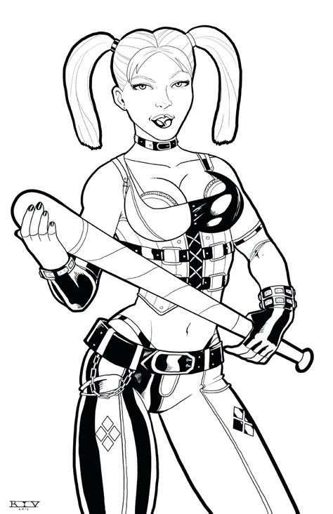 Free printable harley quinn coloring pages. Joker Coloring Pages | Free download on ClipArtMag