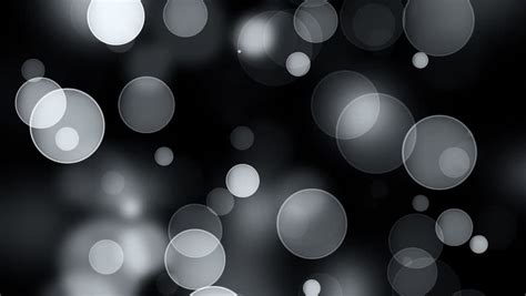Stock Video Clip Of Abstract Lights Bokeh Isolated On Black Background