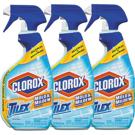Tilex Mold And Mildew Remover Spray 16 Fluid Ounce Pack Of 3 Amazon