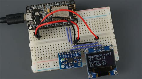 Mpu With Esp Nodemcu Arduino Ide Display On Oled In Images