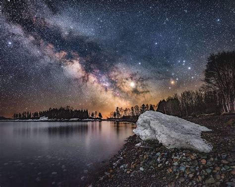 Milky Way Over Lake Superior 2019 Lake Superior Milky Way Apostle