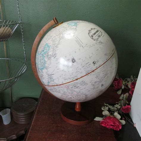 World Globe Vintage Globemaster 12 Inch Replogle Relief Map Etsy