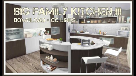 The kichen, a 55 piece collection by felixandresims & heyharrie! Sims 4 - Big Family Kitchen III (Download + CC Creators ...