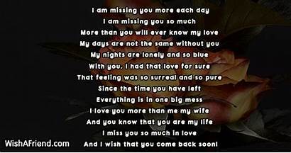 Missing Wife Am Each Poems Poem Much