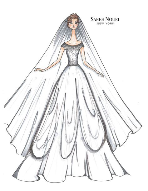 You will be thrilled to learn about these designs! From Sketch to Gown: Wedding Dress Designer Sketches by ...