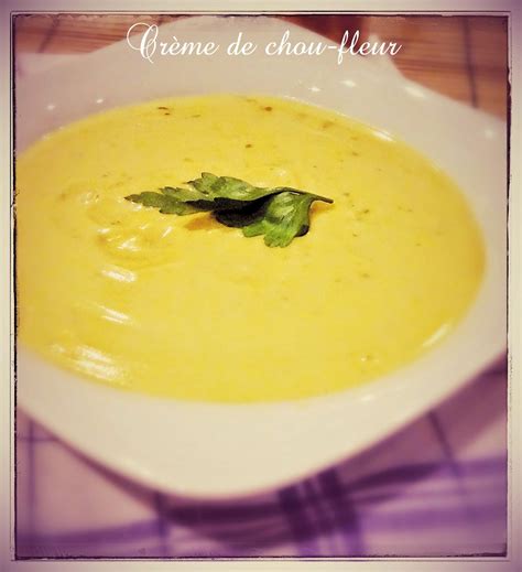 Crème de chou- fleur au Thermomix