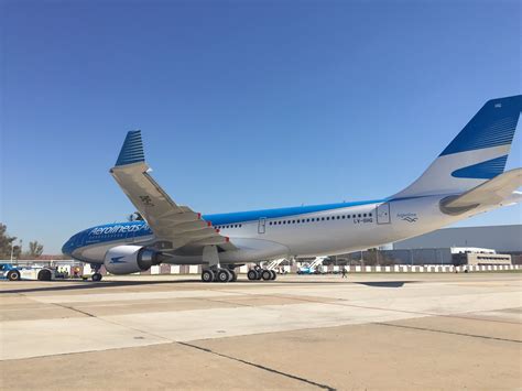 Aerolíneas Argentinas Presentó Su Nuevo Airbus A330 200