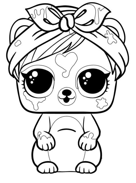 Bunny Hun Lol Surprise Doll Pet Coloring Page Desenhos Desenhos Para