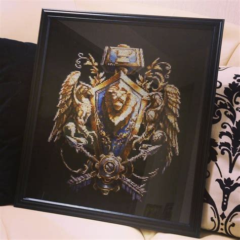 Check spelling or type a new query. World of Warcraft Crest of the Alliance Cross stitch ...