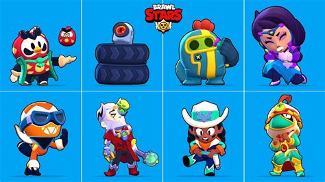 Brawl Stars New April Update All Skins Winning And Losing Animations
