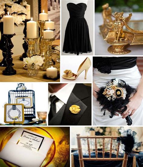 Maybe you would like to learn more about one of these? The contrast of black and gold for your wedding decor - Free Wedding Ideas, Vendors and Wedding ...