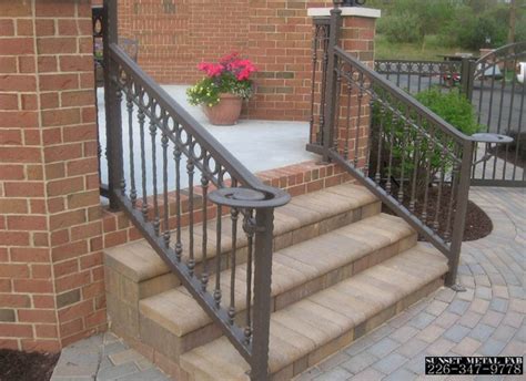 Maybe you would like to learn more about one of these? Railings | Sunset Metal Fab | Railings outdoor, Wrought iron porch railings, Exterior stairs