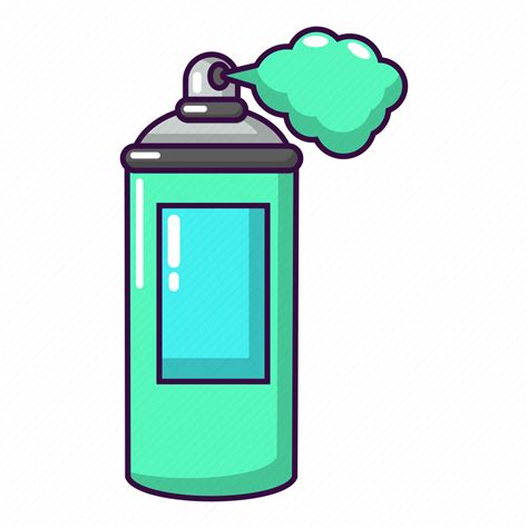 Aerosol Bottle Can Cartoon Object Paint Spray Icon Download On