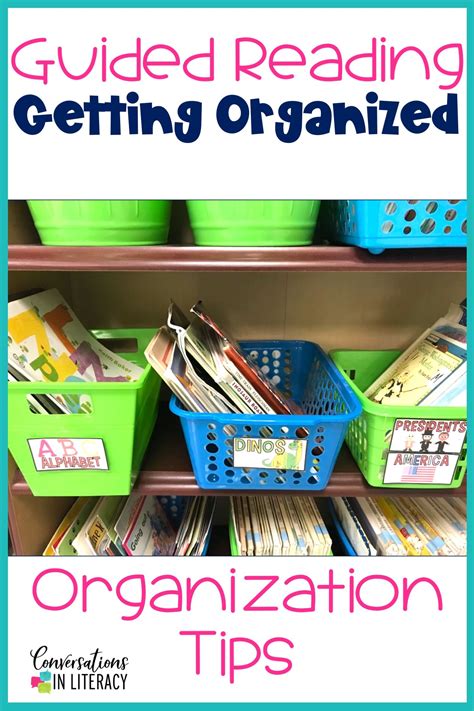 Tips For Organizing Books For Guided Reading Organize Book Sets