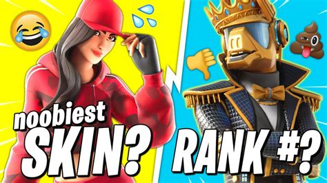 Are These The Worst Noob Skins In Fortnite History Dont Use These Youtube