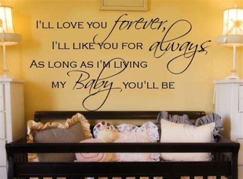 We did not find results for: Details about I'LL LOVE YOU FOREVER vinyl wall decal/quote ...